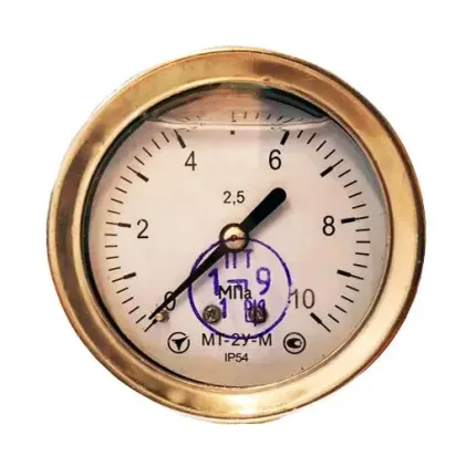 Манометр гліцериновий МТ-2У-М осьовий 10 МПа