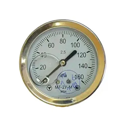 Манометр глицериновый МТ-2У-Ву осевой 160 кПа
