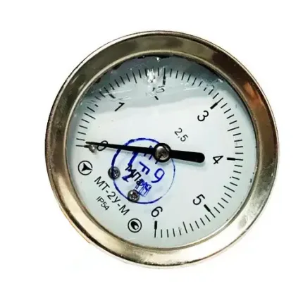 Манометр глицериновый МТ-2У-Ву осевой 6 МПа