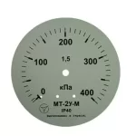 Манометр МТ-2У-М осьовий 400 кПа кл. 2,5 М12x1,5