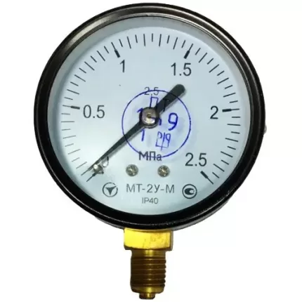 Манометр МТ-2У-М радіальний 2,5 МПа кл.2,5 М12x1,5