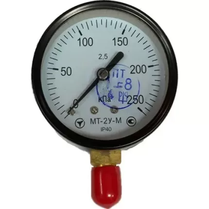 Манометр МТ-2У-М радіальний 250 кПа кл.2,5 М12x1,5