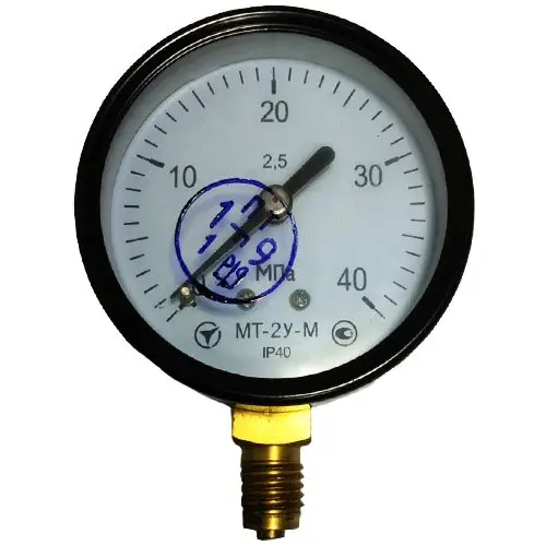 Манометр МТ-2У-М радіальний 40 МПа кл. 2,5 М12x1,5