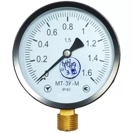 Манометр МТ-3У-М (економ) радіальний 1,6 МПа кл. 1,5 М20x1,5