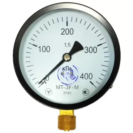 Манометр МТ-3У-М (економ) радіальний 400 кПа кл. 1,5 М20x1,5