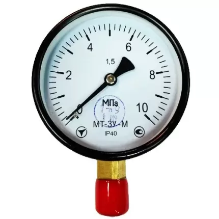 Манометр МТ-3У-М радіальний 10 МПа кл. 1,5 М20x1,5