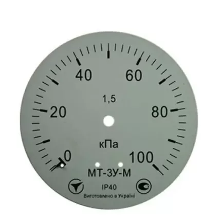 Манометр МТ-3У-М радіальний 100 кПа кл. 1,5 М20x1,5