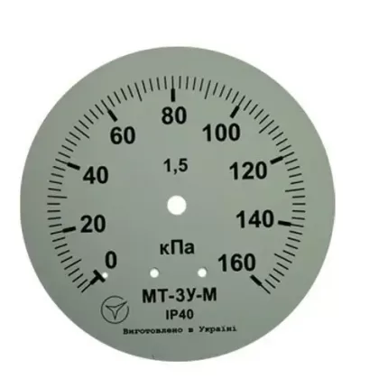 Манометр МТ-3У-М радіальний 160 кПа кл.1,5 М20x1,5