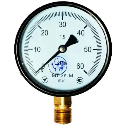 Манометр МТ-3У-М радиальный 60 кПа