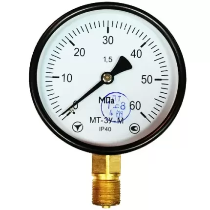 Манометр МТ-3У-М радіальний 60 МПа кл. 1,5 М20x1,5