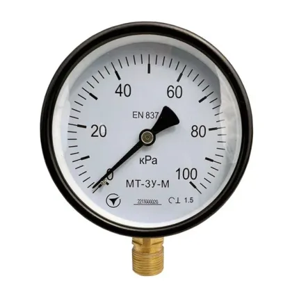 Манометр МТ-3У-М радиальный 100 кПа