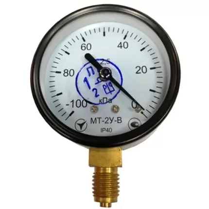 Вакуумметр МТ-2У (-100...0 кПа) кл. 2,5 М12х1,5