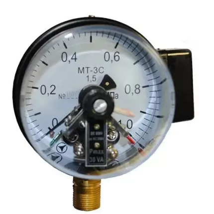 Манометр електроконтактний МТ-3С 10 МПа кл. 1,5 М20x1,5