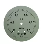 Манометр гліцериновий МТ-3У-М радіальний 2,5 МПа кл. 1,5 М20x1,5