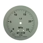 Манометр гліцериновий МТ-3У-М радіальний 25 МПа кл.1,5 М20x1,5