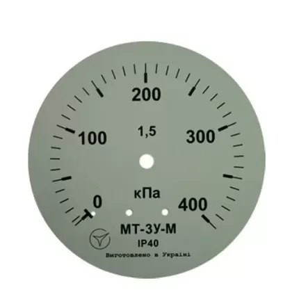 Манометр гліцериновий МТ-3У-М радіальний 400 кПа кл. 1,5 М20x1,5