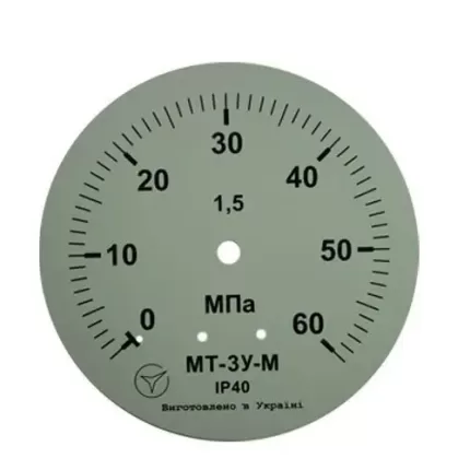 Манометр гліцериновий МТ-3У-М радіальний 60 МПа кл. 1,5 М20x1,5