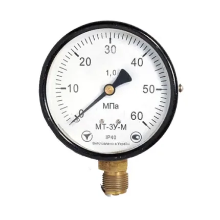 Манометр МТ-3У-М радіальний 60 МПа кл. 1 М20x1,5
