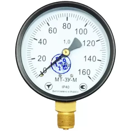 Манометр МТ-3У-М радіальний 160 кПа кл. 1 М20x1,5