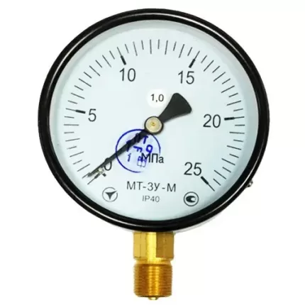 Манометр МТ-3У-М радіальний 25 МПа кл.1 М20x1,5