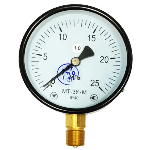 Манометр МТ-3У-М радіальний 25 МПа кл.1 М20x1,5
