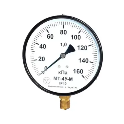 Манометр МТ-4У-М радіальний 160 кПа кл. 1 М20x1,5
