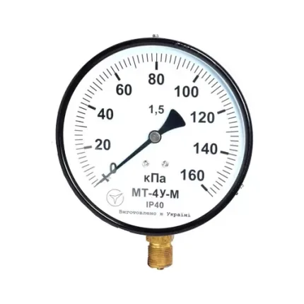 Манометр МТ-4У-М радіальний 160 кПа кл. 1,5 М20x1,5