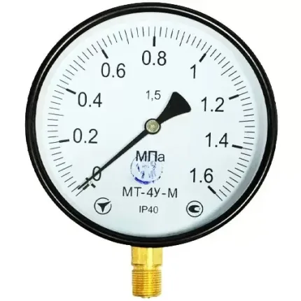 Манометр МТ-4У-М радіальний 1,6 МПа кл. 1,5 М20x1,5