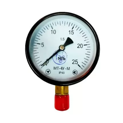 Манометр МТ-4У-М радіальний 25 МПа кл.1,5 М20x1,5