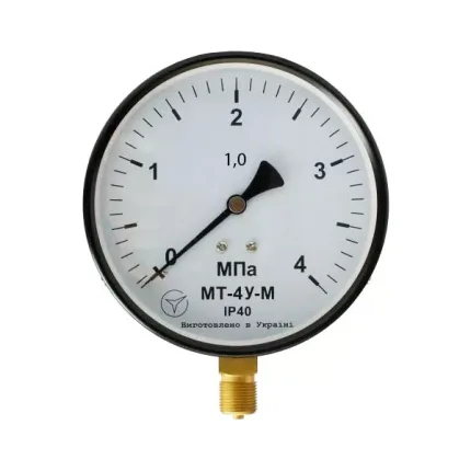 Манометр МТ-4У-М радіальний 4 МПа кл. 1 М20x1,5
