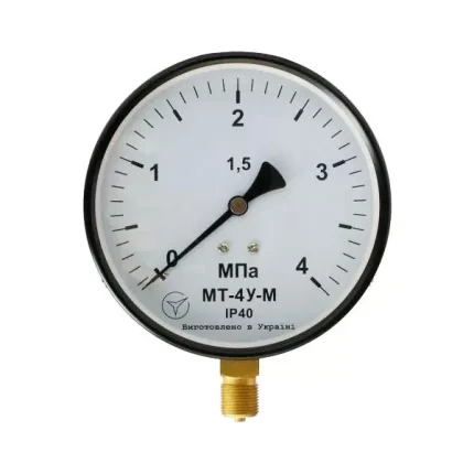 Манометр МТ-4У-М радіальний 4 МПа кл. 1,5 М20x1,5