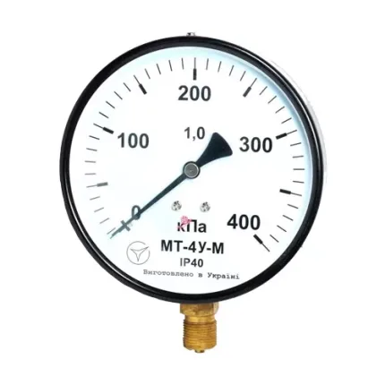 Манометр МТ-4У-М радіальний 400 кПа кл. 1 М20x1,5
