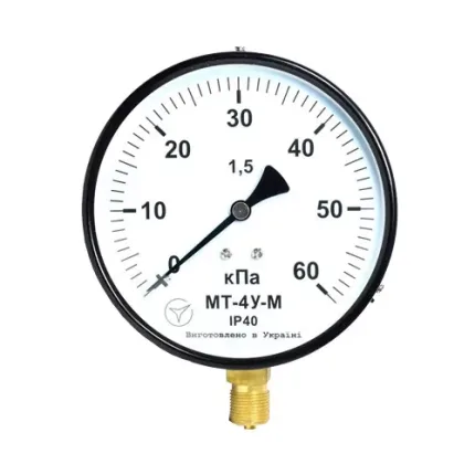Манометр МТ-4У-М радіальний 60 МПа кл. 1,5 М20x1,5