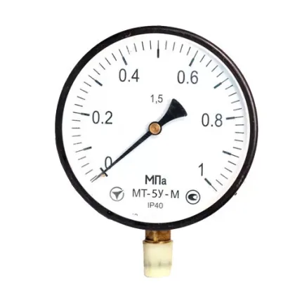 Манометр МТ-5У-М радіальний 1 МПа кл. 1,5 М20x1,5