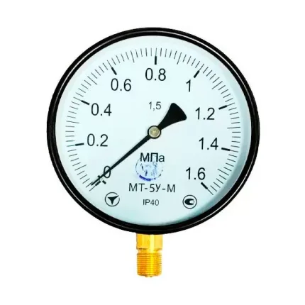 Манометр МТ-5У-М радіальний 1,6 МПа кл. 1,5 М20x1,5