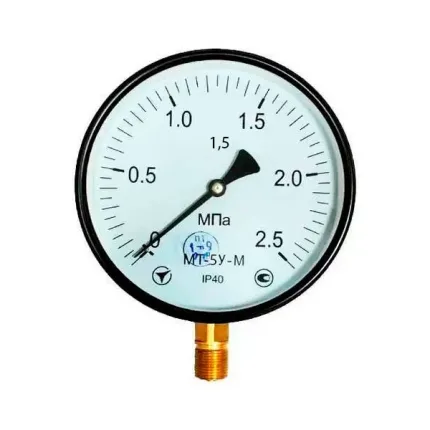 Манометр МТ-5У-М радіальний 2,5 МПа кл. 1,5 М20x1,5