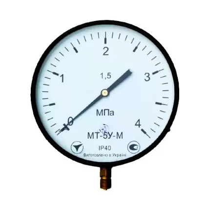 Манометр МТ-5У-М радіальний 4 МПа кл. 1,5 М20x1,5