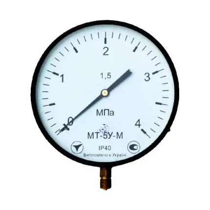 Манометр МТ-5У-М радіальний 4 МПа кл. 1,5 М20x1,5