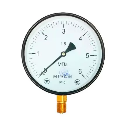 Манометр МТ-5У-М радіальний 6 МПа кл. 1,5 М20x1,5