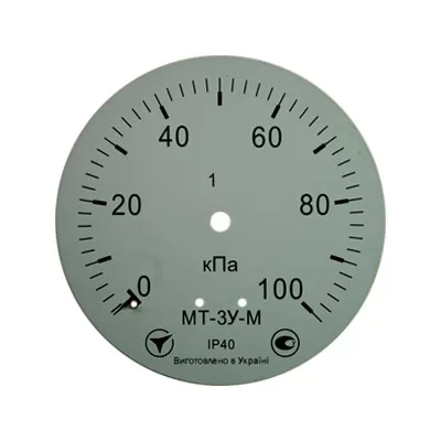 Манометр МТ-3У-М радіальний 100 кПа кл. 1 М20x1,5