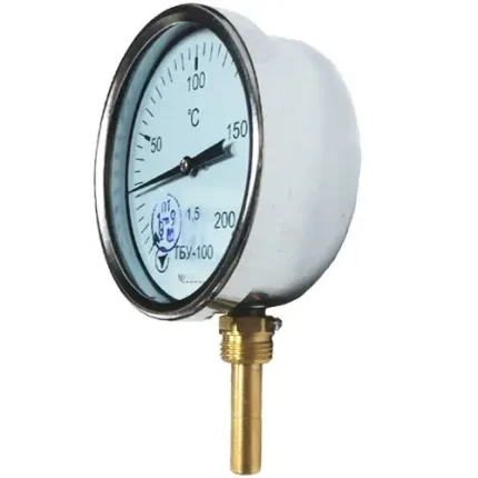 Термометр біметалічний радіальний ТБК-100/50 кл. 1,5 (0 ... + 200 ° C)