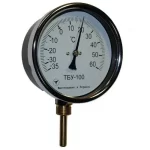 Термометр біметалічний радіальний ТБК-100/50 кл. 1,5 (-35 ... + 60 ° C)