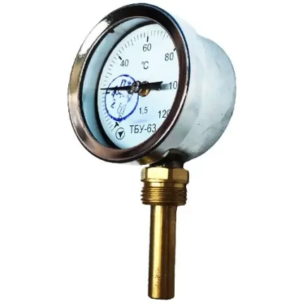 Термометр біметалічний радіальний ТБУ-63/50 кл. 1,5 (0 ... + 120 ° C)