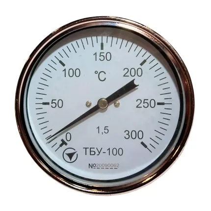 Термометр біметалічний осьовий ТБУ-100