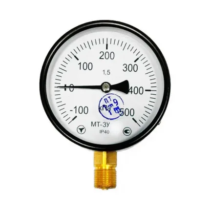 Мановакуумметр МТ-3У (-100...+500 кПа) кл. 1,5 М20х1,5